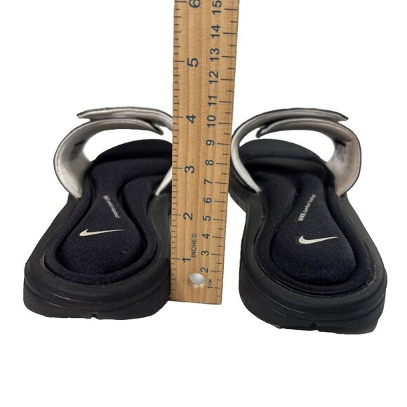 Nike Comfort Footbed Black Slides Sandals Adjustable Strap Women’s Size 10 - Picture 6 of 15